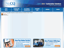 Tablet Screenshot of nuco2.com